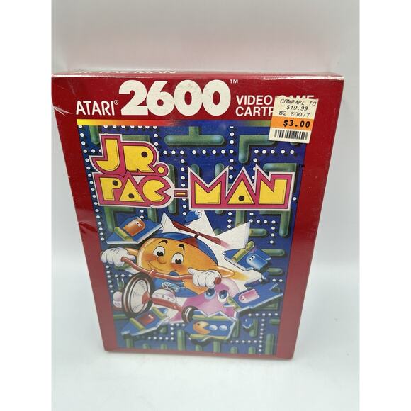 Pac-Man Jr. (Atari 2600, 1984) Brand New Sealed! - Picture 1 of 10